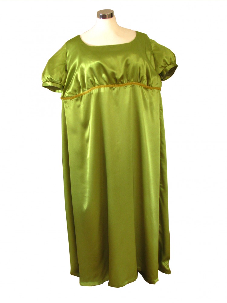 Ladies 19th Century Regency Jane Austen Ball Gown Size 24 - 26 Image